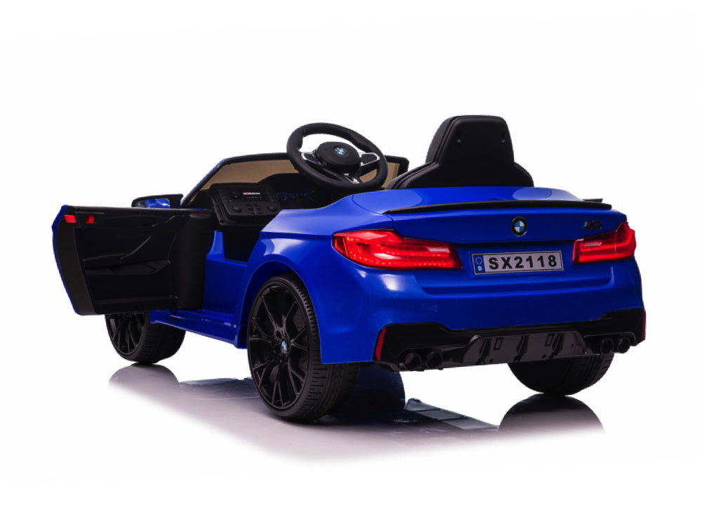 Bmw M5,Lithium, Siège En Cuir, Pneus En Caoutchouc, Voiture À Batterie Pour Enfants !