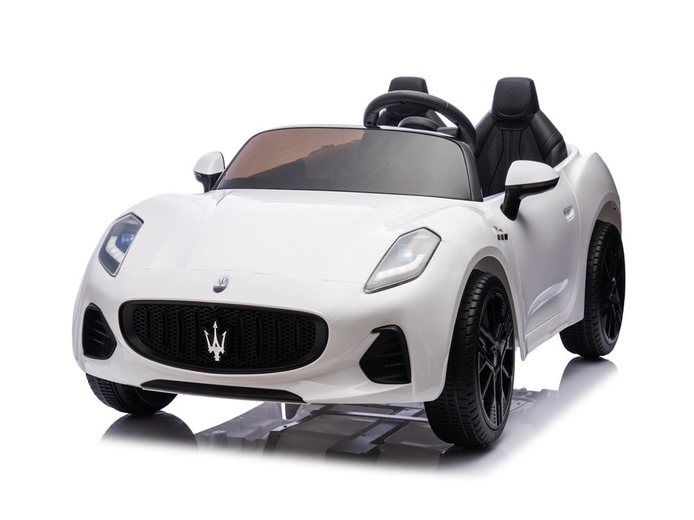Maserati Granturismo Folgore Voiture Pour Enfants 2 Places, 12 Volts Avec Pneus En Caoutchouc Et Plus Encore !