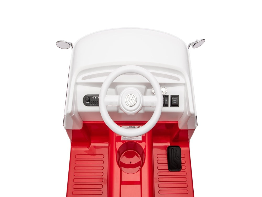 Bus Classique Volkswagen T1, Voiture Pour Enfants 12 Volts Avec Pneus En Caoutchouc Et Plus Encore !