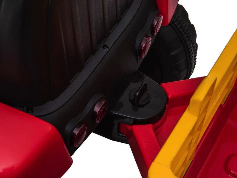 Tracteur Rouge, 2 Moteurs 12 Volts, Tracteur Électrique Pour Enfants.