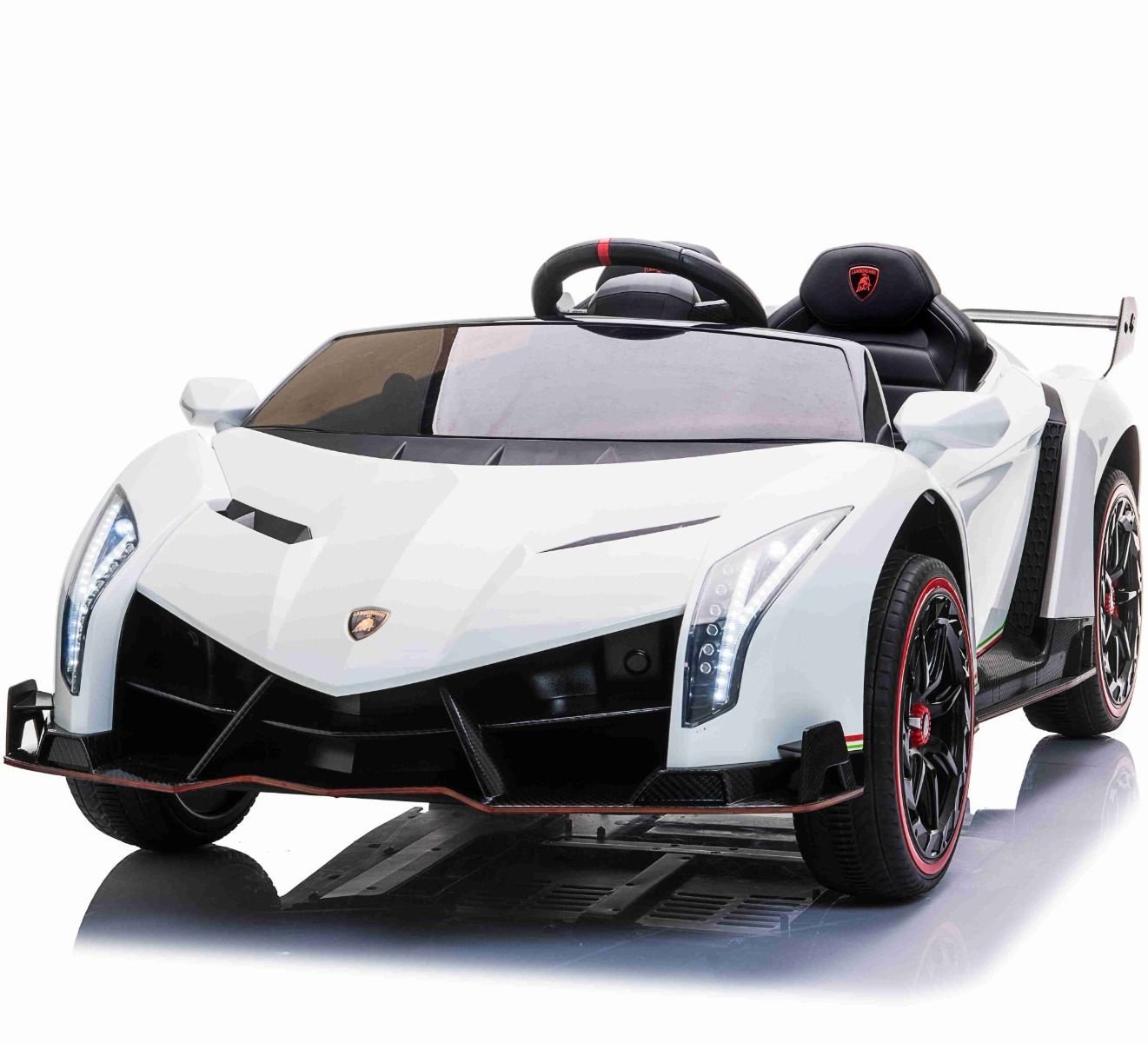 Lamborghini Veneno, Voiture Électrique Pour Enfants 2 Places Avec 4 Moteurs Et Plus.