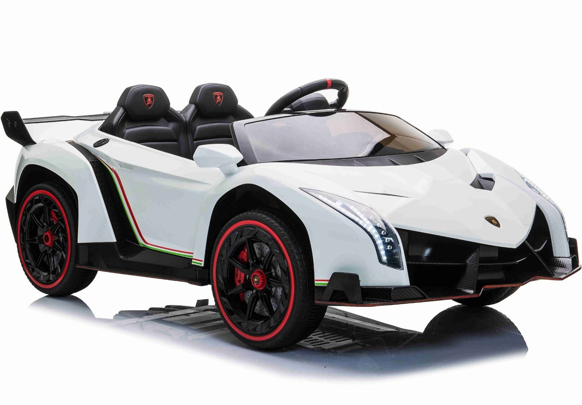Lamborghini Veneno, Voiture Électrique Pour Enfants 2 Places Avec 4 Moteurs Et Plus.