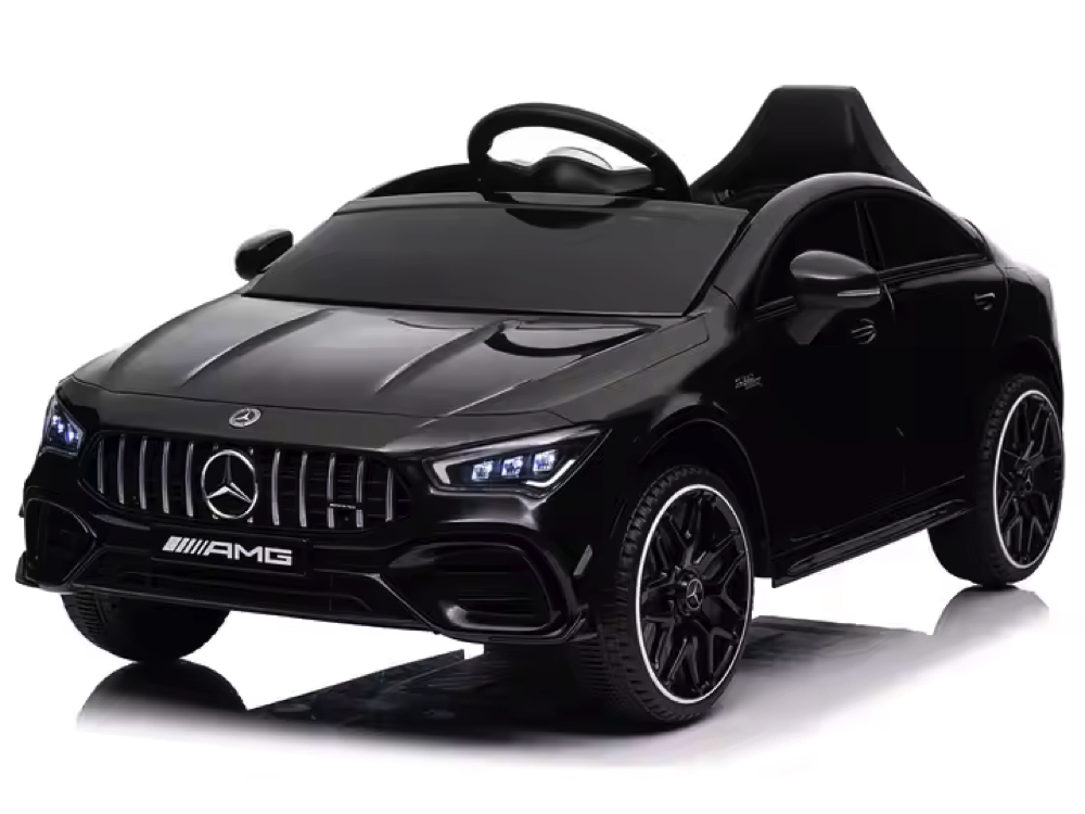 Voiture Électrique Pour Enfants Mercedes Cla 45 S Amg Voiture Électrique Pour Enfants 12 Volts Avec Pneus En Caoutchouc, Siège En Cuir Et Plus Encore !