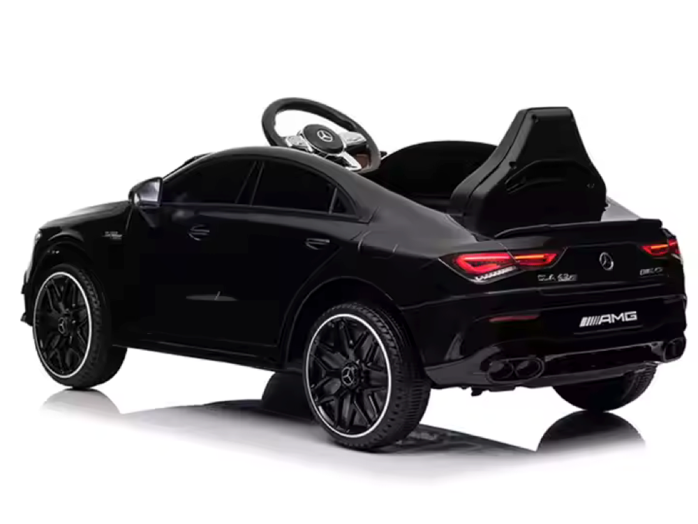 Voiture Électrique Pour Enfants Mercedes Cla 45 S Amg Voiture Électrique Pour Enfants 12 Volts Avec Pneus En Caoutchouc, Siège En Cuir Et Plus Encore !