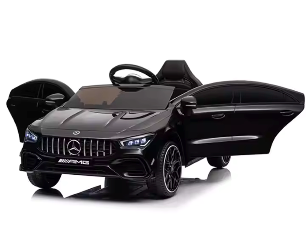 Voiture Électrique Pour Enfants Mercedes Cla 45 S Amg Voiture Électrique Pour Enfants 12 Volts Avec Pneus En Caoutchouc, Siège En Cuir Et Plus Encore !