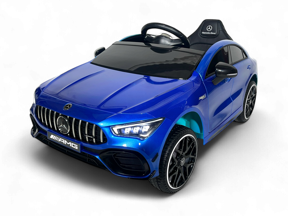 Voiture Électrique Pour Enfants Mercedes Cla 45 S Amg Voiture Électrique Pour Enfants 12 Volts Avec Pneus En Caoutchouc, Siège En Cuir Et Plus Encore !