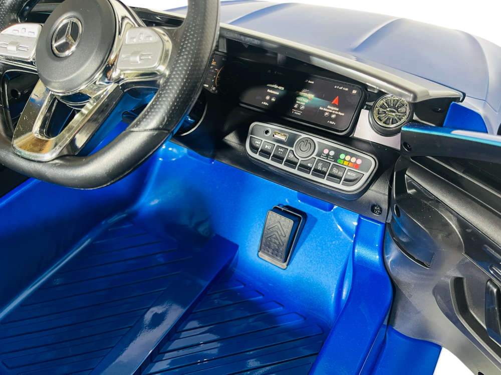 Voiture Électrique Pour Enfants Mercedes Cla 45 S Amg Voiture Électrique Pour Enfants 12 Volts Avec Pneus En Caoutchouc, Siège En Cuir Et Plus Encore !