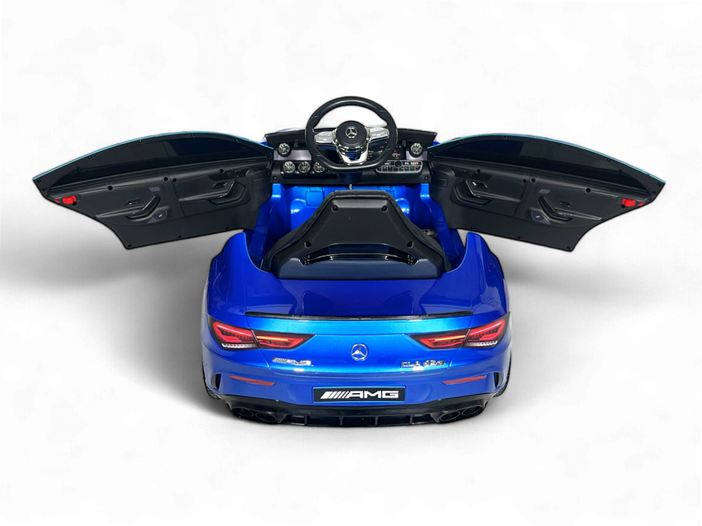 Voiture Électrique Pour Enfants Mercedes Cla 45 S Amg Voiture Électrique Pour Enfants 12 Volts Avec Pneus En Caoutchouc, Siège En Cuir Et Plus Encore !