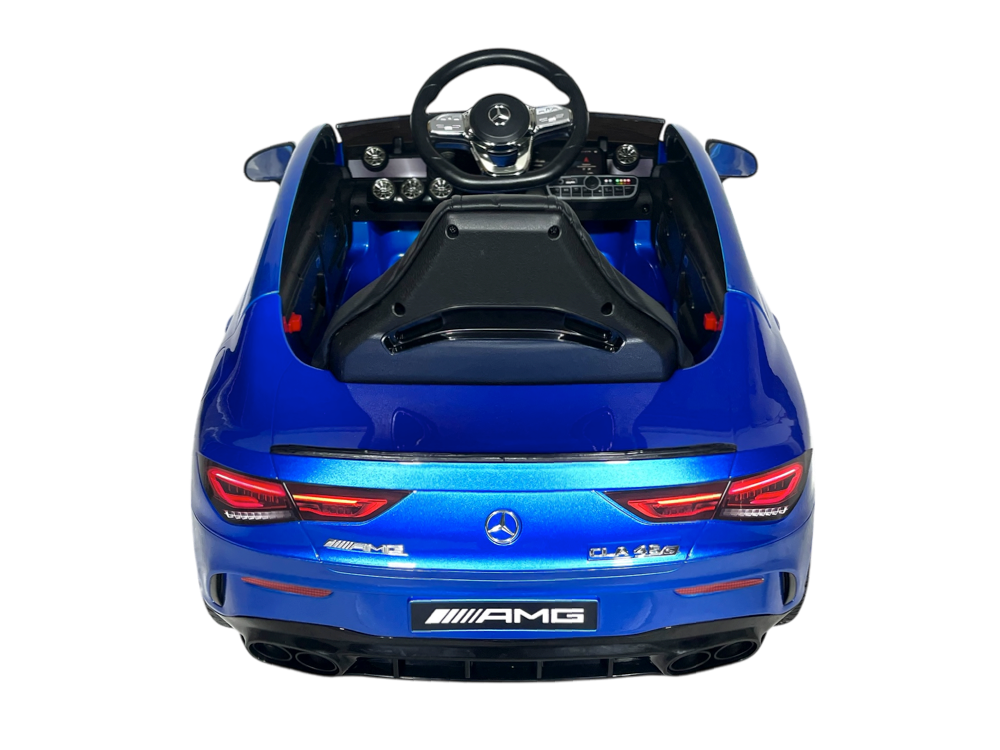 Voiture Électrique Pour Enfants Mercedes Cla 45 S Amg Voiture Électrique Pour Enfants 12 Volts Avec Pneus En Caoutchouc, Siège En Cuir Et Plus Encore !