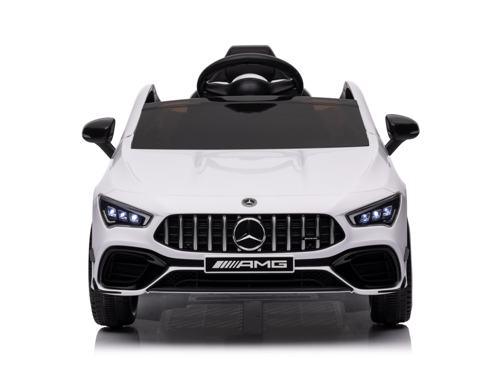 Voiture Électrique Pour Enfants Mercedes Cla 45 S Amg Voiture Électrique Pour Enfants 12 Volts Avec Pneus En Caoutchouc, Siège En Cuir Et Plus Encore !